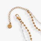 Two-tone Moon Magic 2 Row Charm Bracelet by ALEX AND ANI featuring moon-themed charms and layered design.