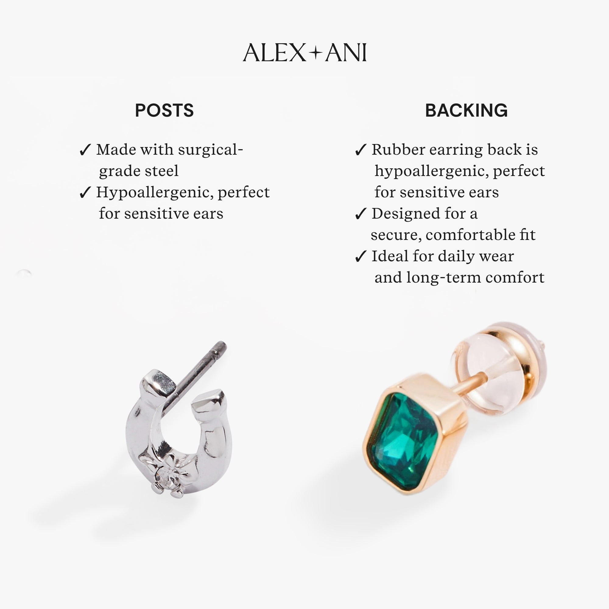 14K gold-over-sterling silver Hermione Wand earrings inspired by Harry Potter™, featuring detailed wand design by ALEX AND ANI.