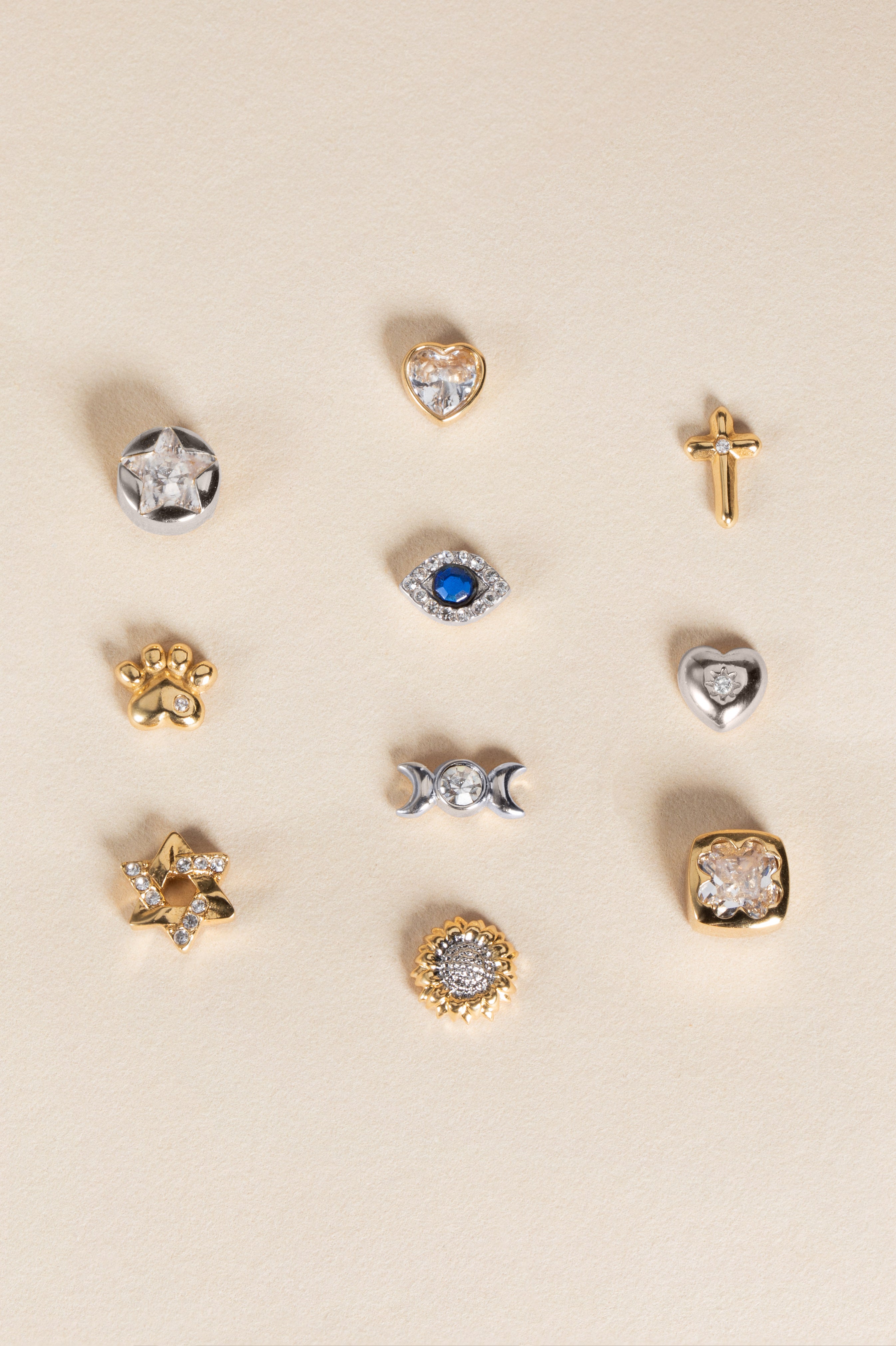 Silver stainless steel Evil Eye mini stud earrings by ALEX AND ANI featuring a protective eye design.