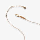 ALEX AND ANI crystal Forget-Me-Not flower necklace with 14k gold-over-sterling silver chain, featuring a delicate floral charm.