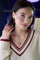 14k gold-over-sterling silver Harry Potter Hermione Wand Necklace from ALEX AND ANI, featuring a detailed wand pendant.