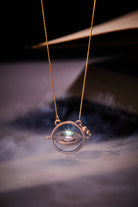 Gold Harry Potter Time Turner Spinner Necklace by ALEX AND ANI, featuring a detailed Harry Potter-themed pendant on a chain
