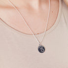 Shiny silver Harry Potter™ Ascendio necklace by ALEX AND ANI with adjustable chain and magical pendant.