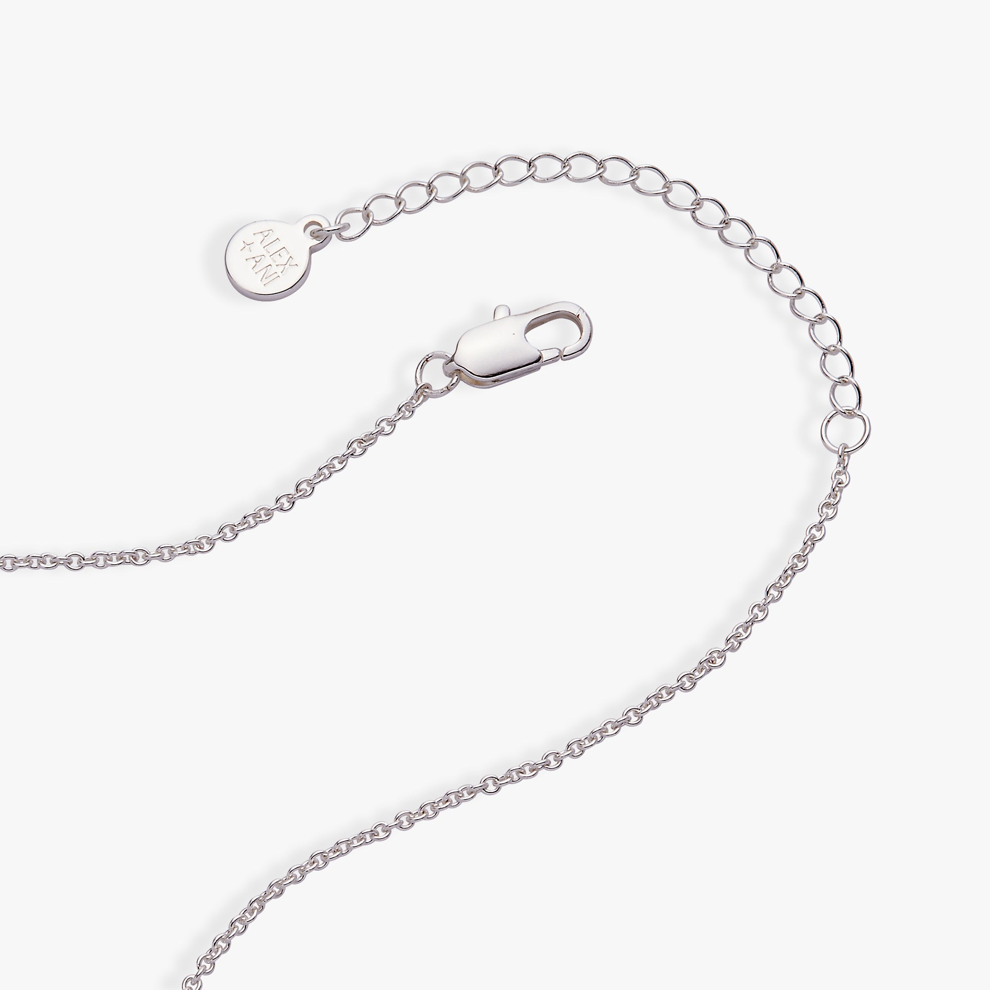 Silver Faith Cross and Angel Wing Charm Necklace by ALEX AND ANI featuring a delicate cross and angel wing pendant.
