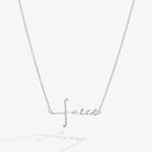 Silver Faith Necklace by ALEX AND ANI featuring a delicate chain with a faith-themed charm.