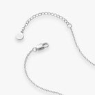 Silver Faith Necklace by ALEX AND ANI featuring a delicate pendant on a thin chain.