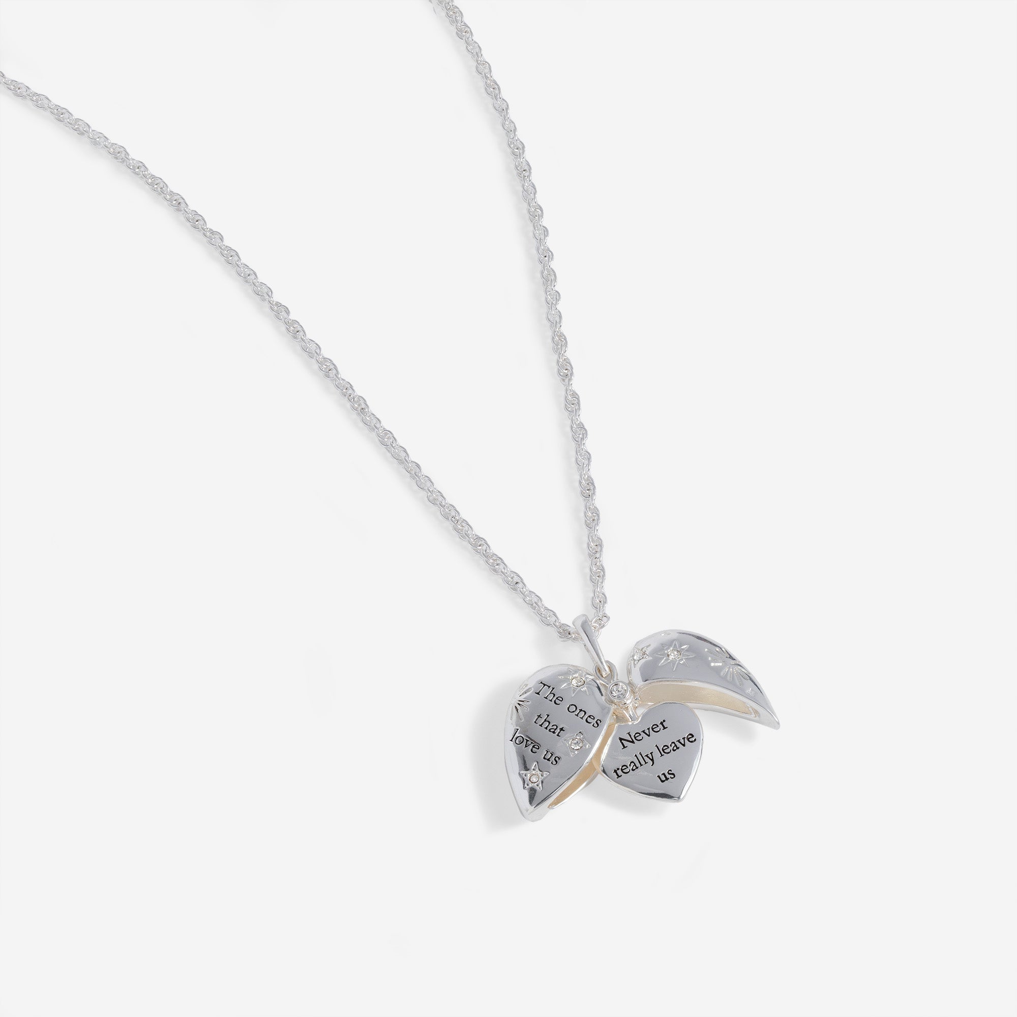 Silver Harry Potter™ 'The Ones That Love Us' locket necklace by ALEX AND ANI featuring magical charm and intricate design.
