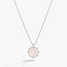 Silver Sagittarius Zodiac double-sided charm necklace by ALEX AND ANI featuring a detailed zodiac symbol on a sleek chain.