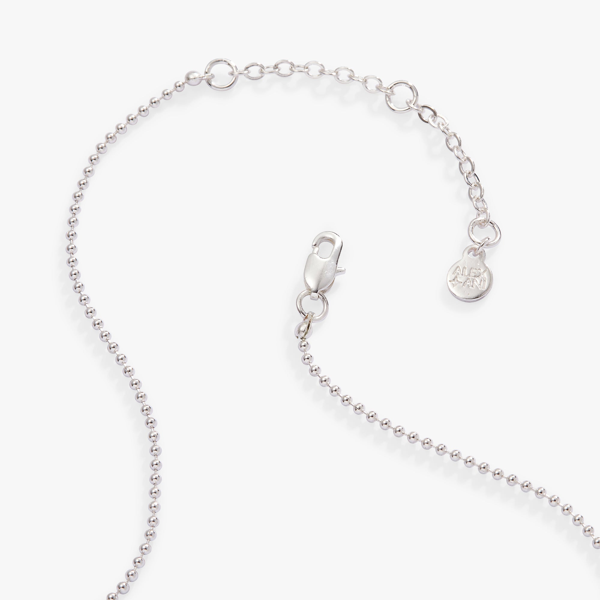 Silver Sagittarius Zodiac double-sided charm necklace by ALEX AND ANI featuring a detailed zodiac symbol and celestial design.