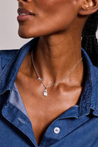 Silver Tufted Titmouse Bird Pendant Necklace from ALEX AND ANI, featuring a detailed bird charm on a sleek chain.