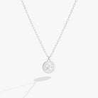 Sterling silver Aquarius Zodiac Necklace by ALEX AND ANI featuring a detailed Aquarius symbol pendant.