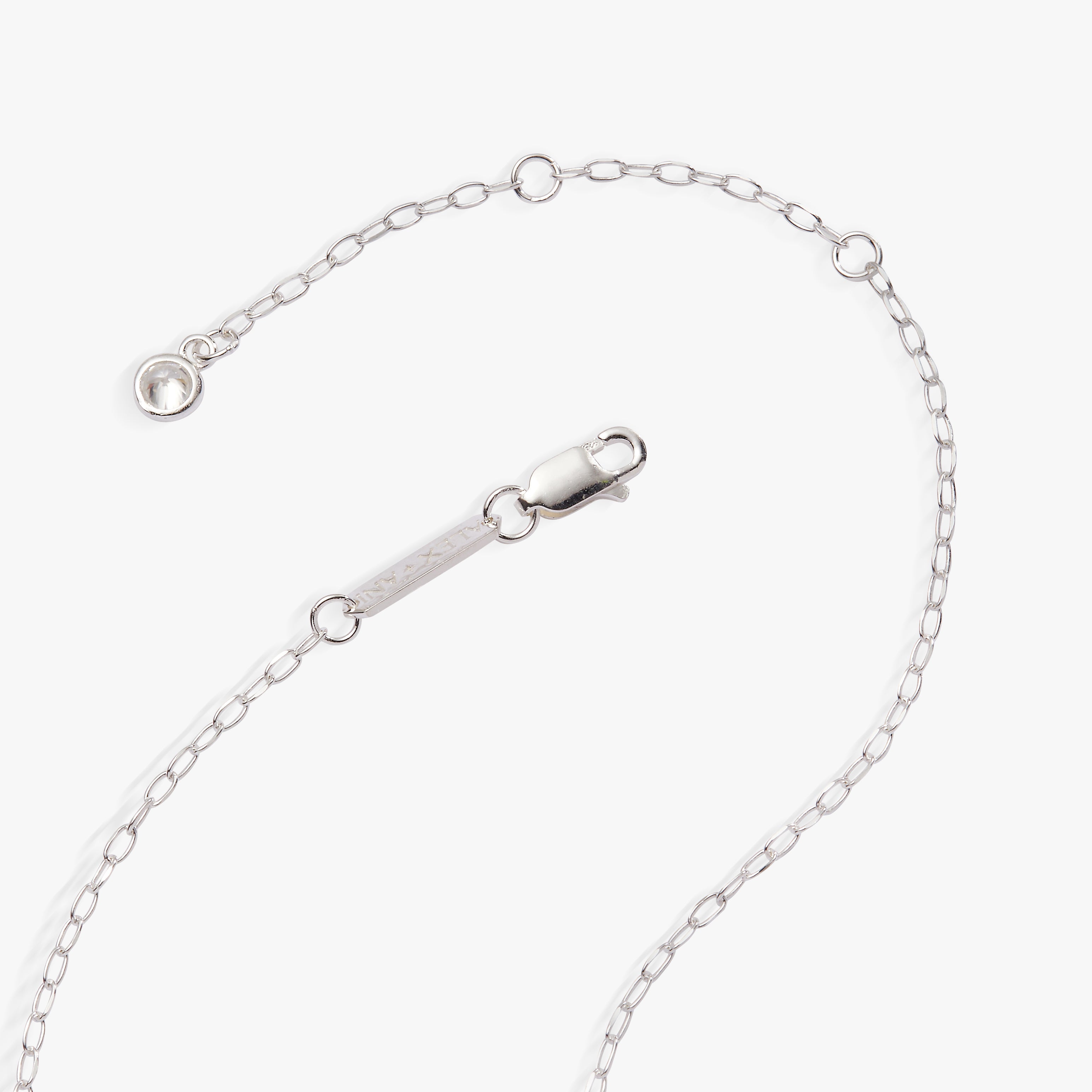 Sterling silver Leo Zodiac Necklace by ALEX AND ANI featuring a detailed Leo pendant on a delicate chain.