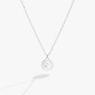Sterling silver Scorpio Zodiac necklace by ALEX AND ANI featuring a detailed Scorpio pendant on a chain.