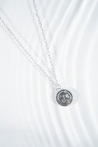 Sterling silver Scorpio Zodiac necklace by ALEX AND ANI featuring a detailed Scorpio symbol pendant.