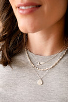 Sterling silver Virgo Zodiac necklace by ALEX AND ANI featuring a pendant with astrological symbol on a delicate chain.