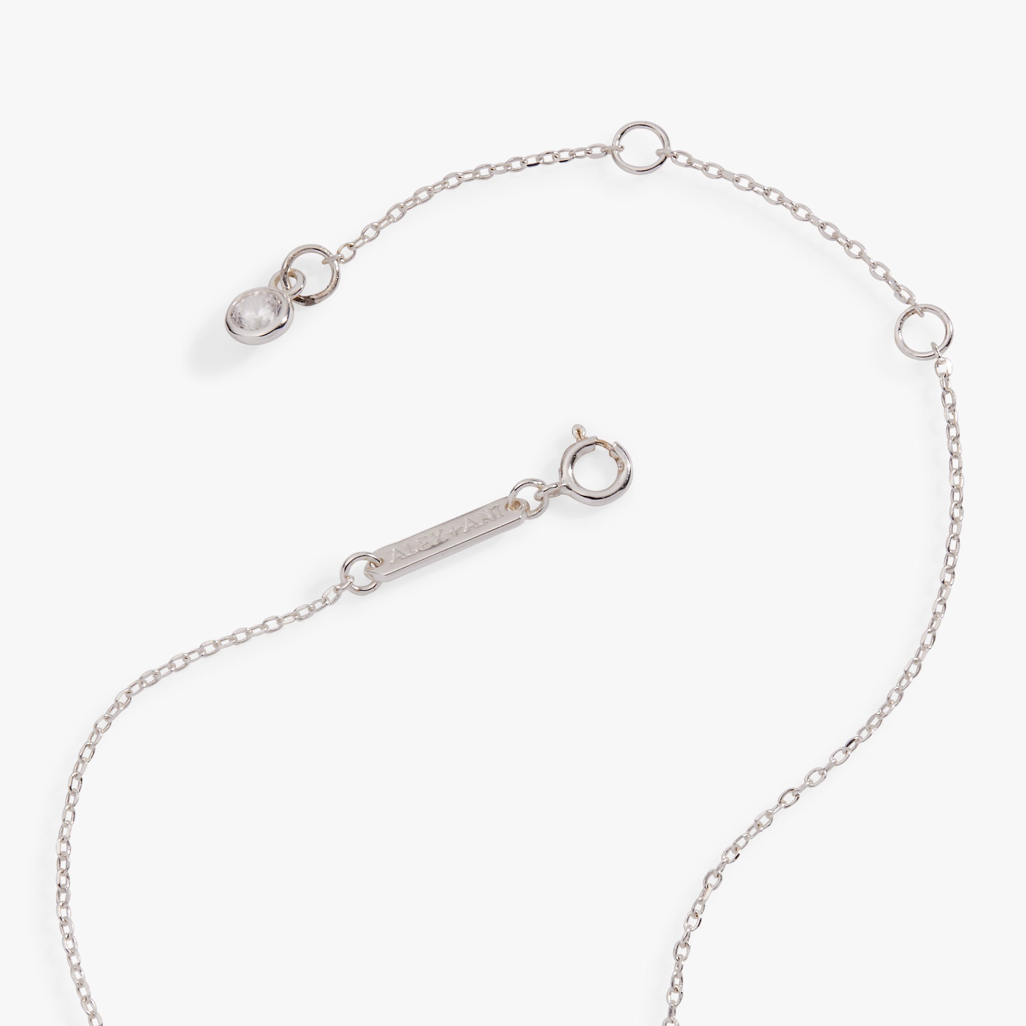 ALEX AND ANI PEEPS® Precious Peepsake Necklace featuring two-tone charm on a delicate chain, stylish jewelry accessory.