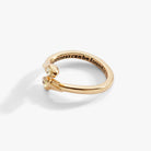 ALEX AND ANI Harry Potter Great Hall Candle Wrap Ring in gold featuring intricate Harry Potter-themed design and ring band.