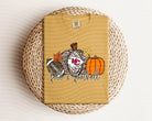 White fall and football Chiefs graphic tee by Anchored Grace Boutique, featuring a bold Chiefs logo and seasonal design.