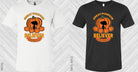 White Great Pumpkin Believer graphic tee from Anchored Grace Boutique featuring fall-themed pumpkin and text design.