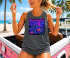 White Halloweentown graphic tee by Anchored Grace Boutique featuring spooky Halloween-themed design on soft fabric.