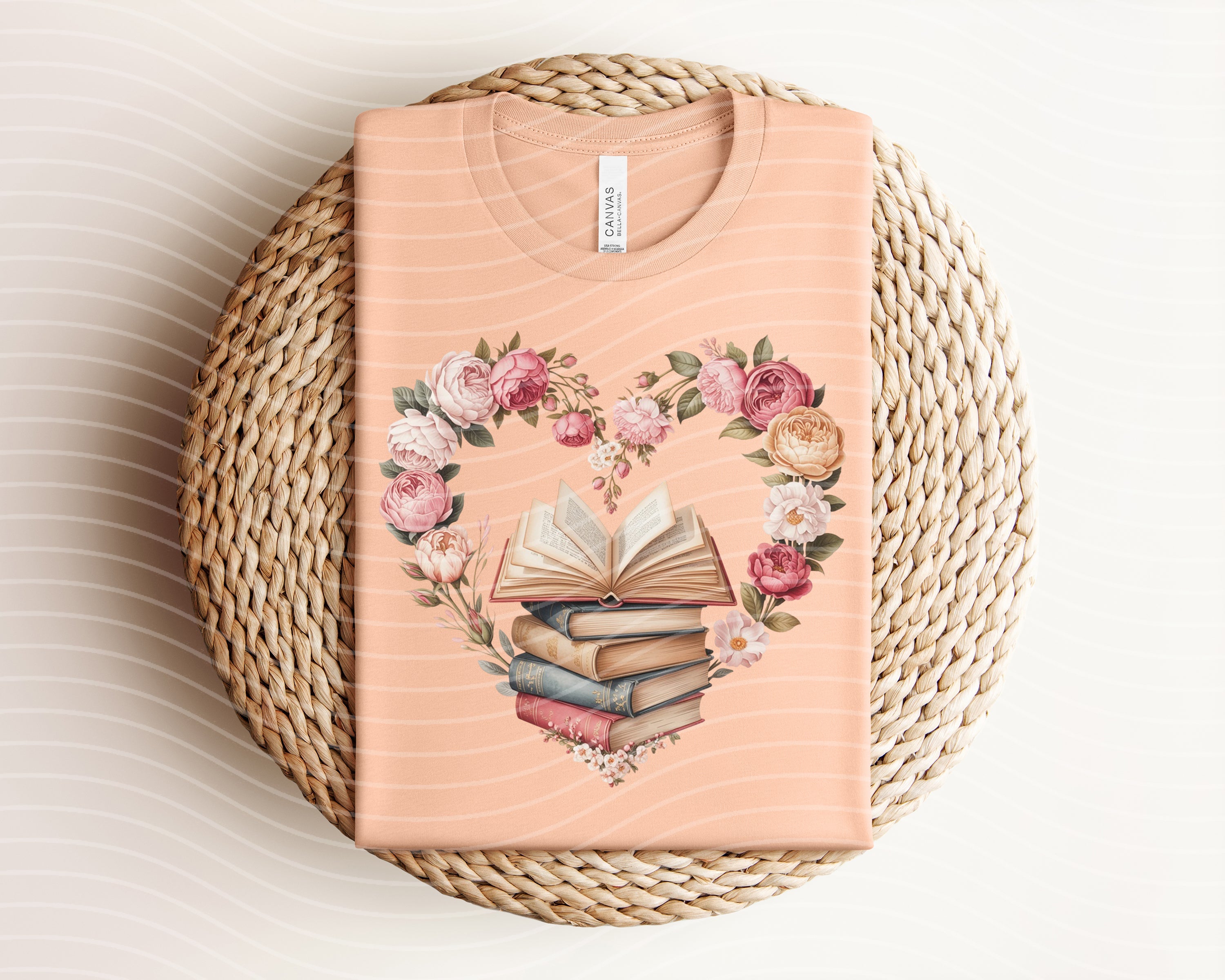 Heart graphic tee from Anchored Grace Boutique featuring a stylish design on soft fabric, perfect for casual wear.