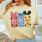Dr Pepper Friends graphic tee by Anchored Grace Boutique featuring a playful design on a casual cotton t-shirt.