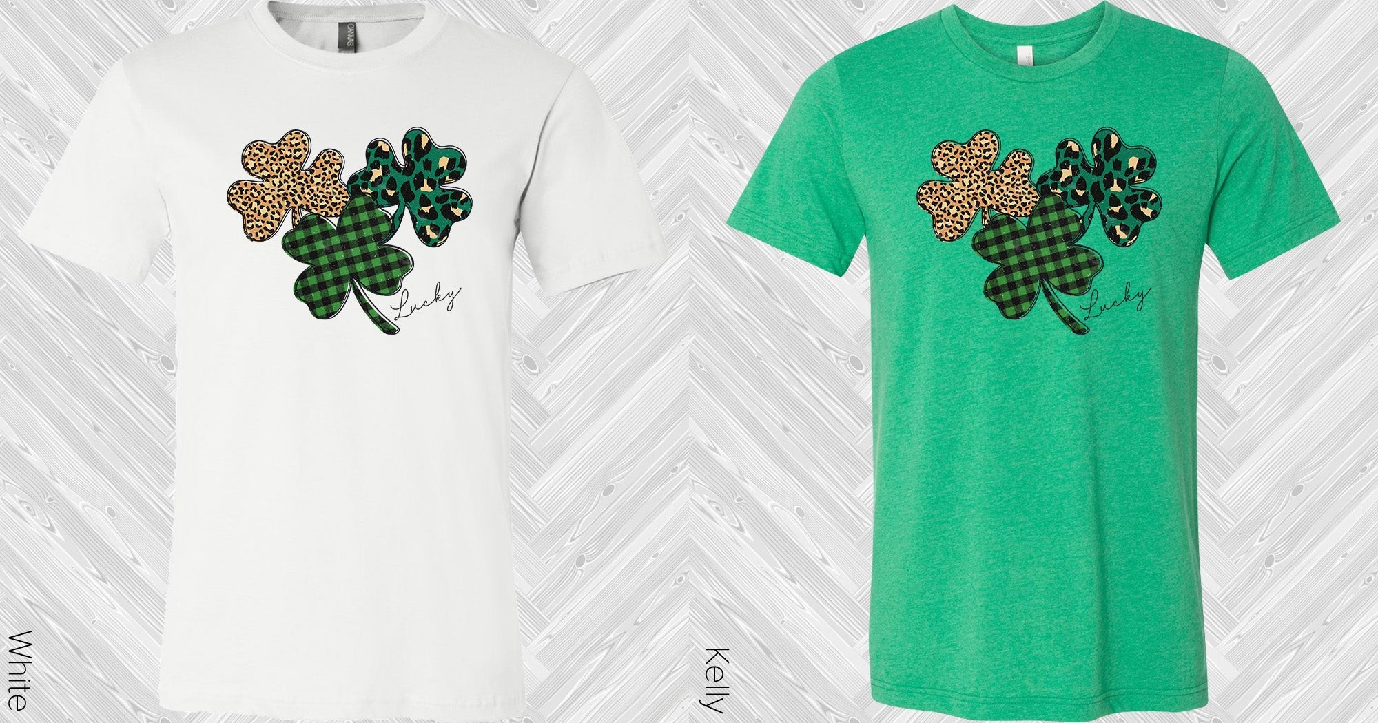 Anchored Grace Boutique Lucky graphic tee featuring a colorful lucky design on soft cotton fabric.