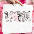 Mama Wanderlust graphic tee by Anchored Grace Boutique featuring a stylish design on a comfortable cotton shirt.