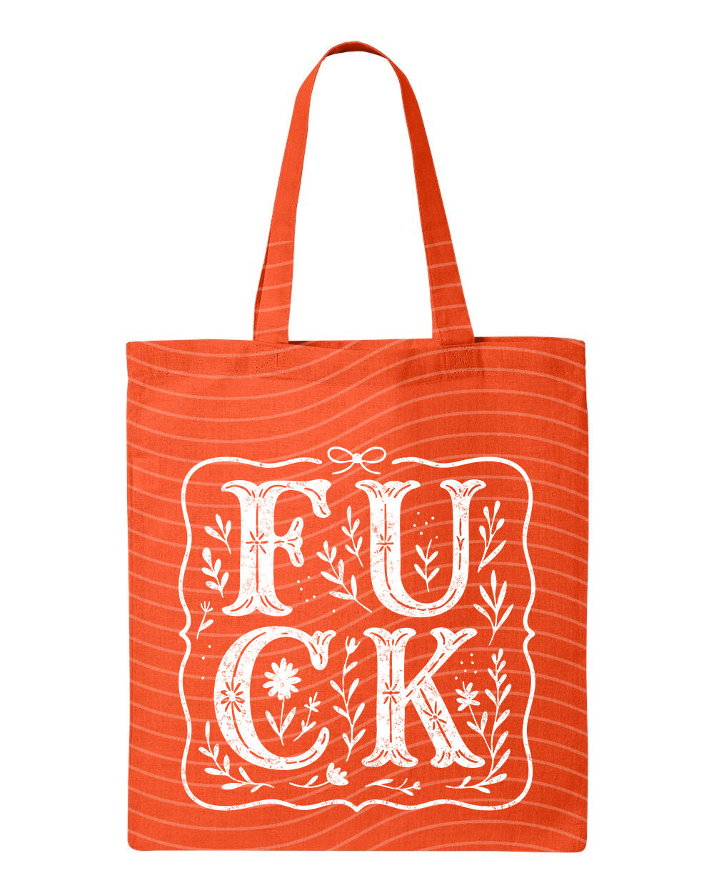Anchored Grace Boutique F*** tote bag with sturdy handles and spacious interior, stylish accessory for everyday use.