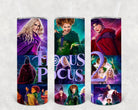 Hocus Pocus 2 20 oz Skinny Tumbler by Anchored Grace Boutique, black with Halloween-themed design, stainless steel insulated tumbler.