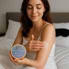 Whipped Tallow Balm from Ancient Health & Healings, skin care product in a 7oz jar with creamy texture for moisturizing skin.