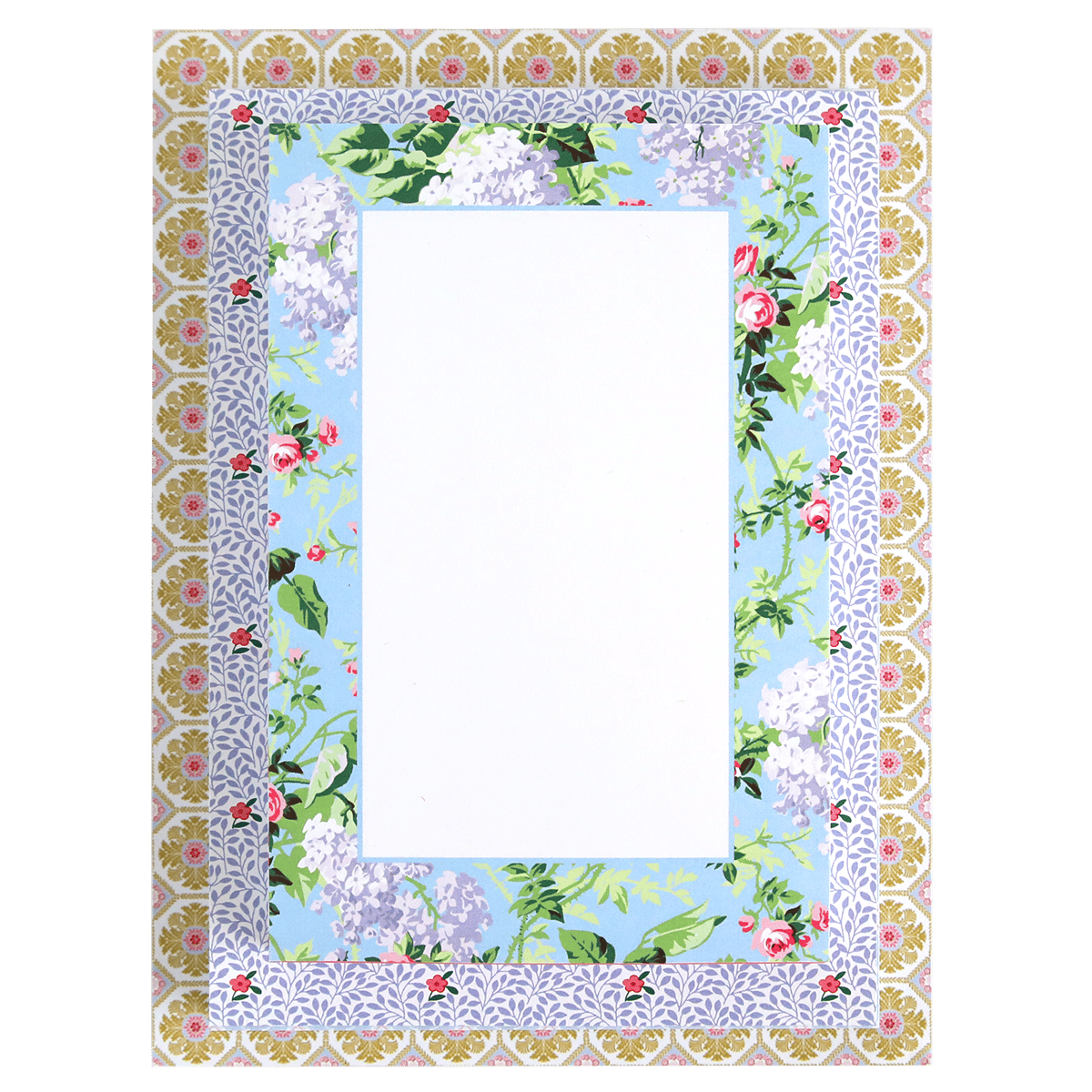 Acanthus Notepad Set by Anna Griffin Inc. featuring elegant botanical acanthus leaf designs on cream-colored notepads.