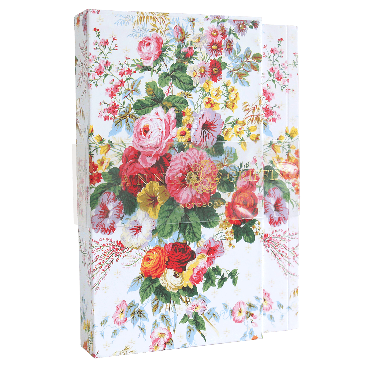 Annalise floral notebook set featuring beautifully designed floral covers and lined pages for writing and journaling.