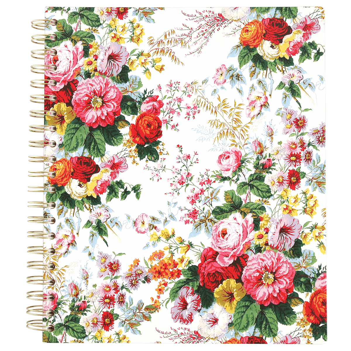 Annalise Floral Spiral Notebook by Anna Griffin Inc. with a decorative floral cover and spiral binding, perfect for journaling or note-taking.