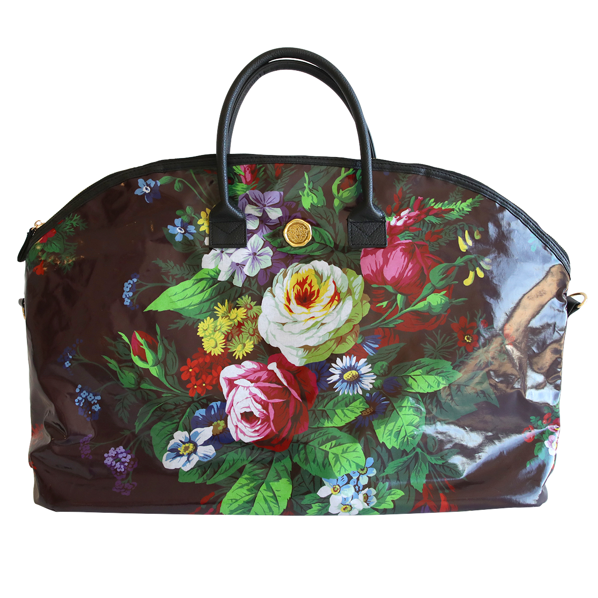 Astrid duffle bag by Anna Griffin Inc. in stylish fabric with handles and zipper closure, perfect for travel or gym use.