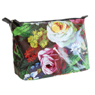 Large Astrid cosmetic bag by Anna Griffin Inc. with floral pattern, spacious interior, and durable fabric for makeup and toiletries.