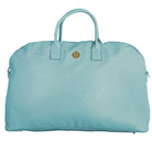 Blue beach glass duffle bag by Anna Griffin Inc., featuring sturdy handles and spacious interior for travel or beach outings.