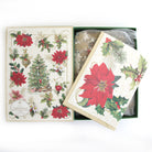 Christmas Botanicals jigsaw puzzle by Anna Griffin Inc. featuring festive botanical illustrations and colorful puzzle pieces.