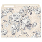 Faded Rose file folders by Anna Griffin Inc. with elegant floral design for organizing documents in a stylish office setting