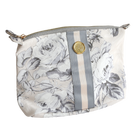 Faded Rose large cosmetic bag by Anna Griffin Inc. with floral pattern, zippered closure, and spacious interior for makeup and essentials.