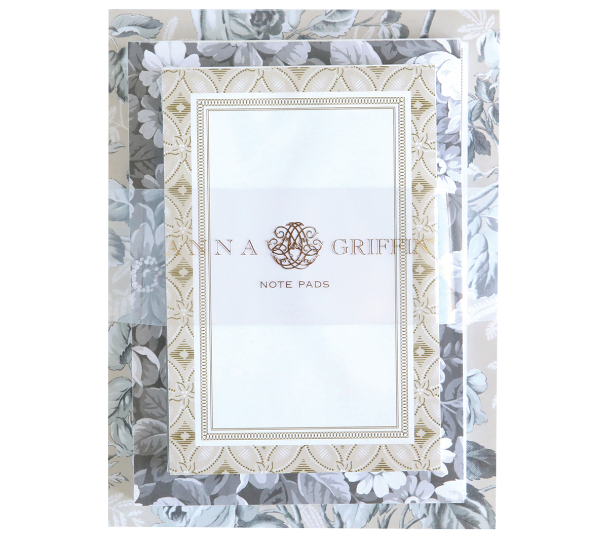 Faded Rose note pad set by Anna Griffin Inc. featuring floral designs, pastel colors, and multiple notepads for writing and journaling.