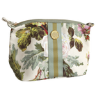 Large Francesca cosmetic bag by Anna Griffin Inc. with floral pattern and zipper closure, perfect for makeup and travel storage.