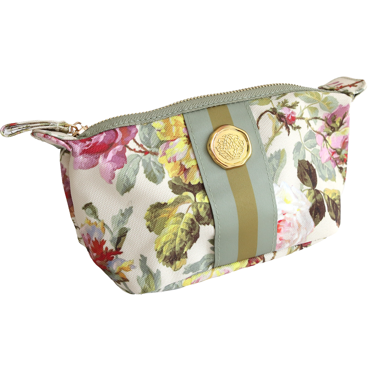Small cosmetic bag by Anna Griffin Inc., featuring a stylish design with zipper closure and compact size for makeup essentials.