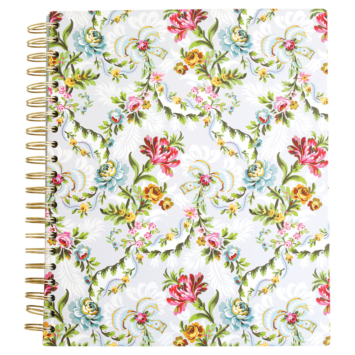 Anna Griffin Phoebe Floral Spiral Notebook with colorful floral cover and lined pages for note-taking and journaling.