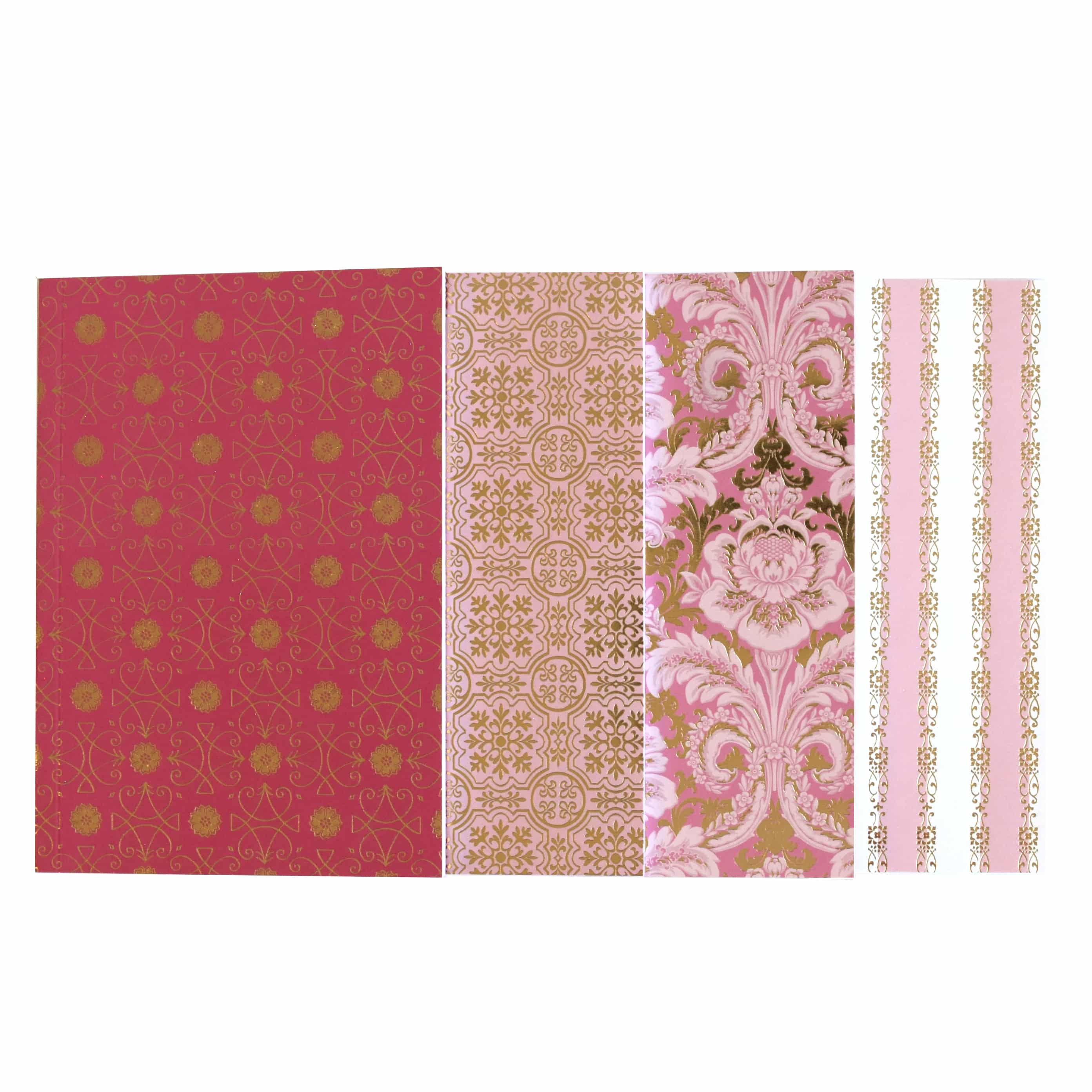 Pink Notebook Set by Anna Griffin Inc. featuring elegant, pastel-colored notebooks with decorative covers and matching accessories.