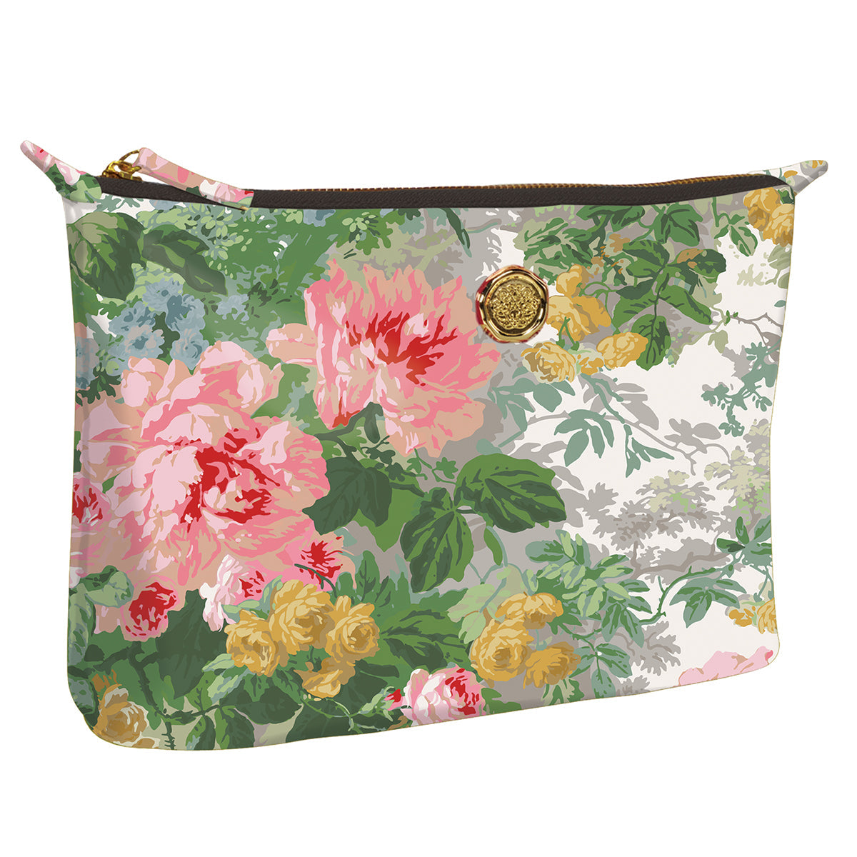 Large Virginia cosmetic bag by Anna Griffin Inc. in a stylish design, featuring multiple compartments for beauty essentials.