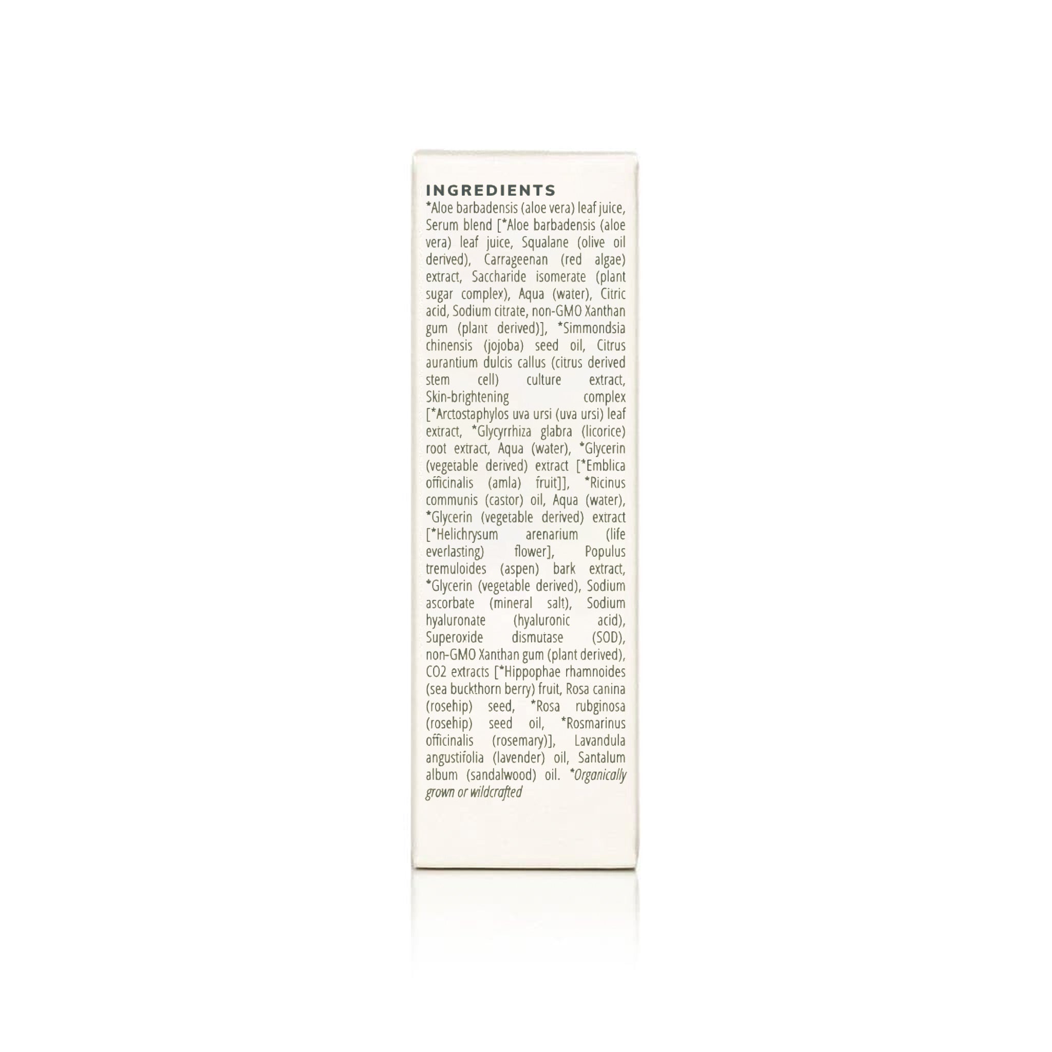 Dropper bottle of Annmarie Skin Care Citrus Stem Cell Serum in 15ml size, showcasing the serum inside the clear glass container.