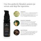 Annmarie Skin Care Fruit Ceramide Eye Serum in a 10ml bottle, featuring a clear serum with fruit extracts for eye area hydration.