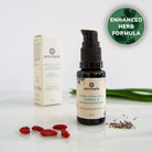 Herbal facial oil by Annmarie Skin Care for normal and combination skin in a 15ml bottle, featuring natural ingredients.