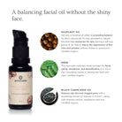 Herbal facial oil for oily skin by Annmarie Skin Care in a 15ml bottle, featuring natural botanical ingredients.